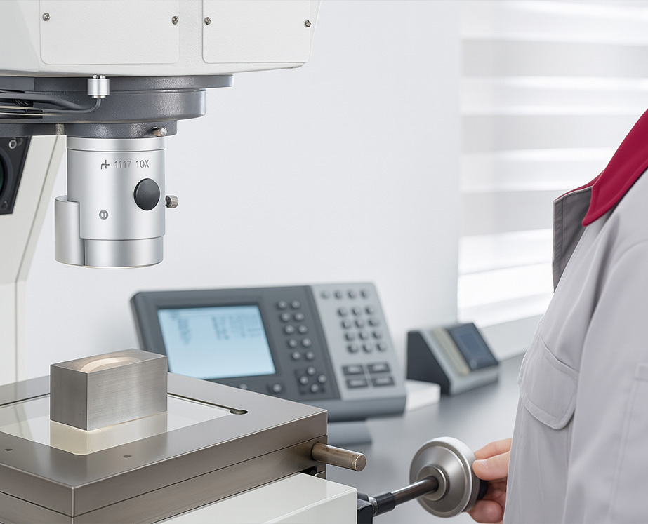 XRF coating thickness measurement at Ningbo Pole Magnet QC lab